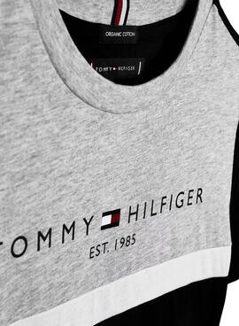 T-Shirt Tommy Hilfiger Esential Color Block Schwarz