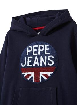 Sweatshirt Pepe Jeans Alexander Marineblau für Junge