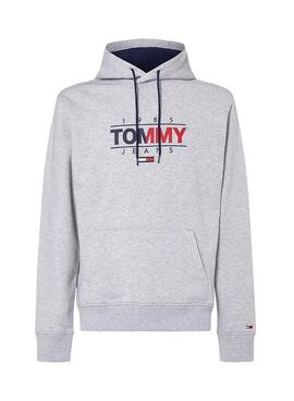 Sweatshirt Tommy Jeans Graphic Grau für Herren
