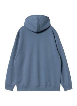 Sweatshirt Carhartt Hooded Oversized Blau für Damen