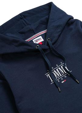 Sweatshirt Tommy Jeans Reg Essential Marineblau Damen