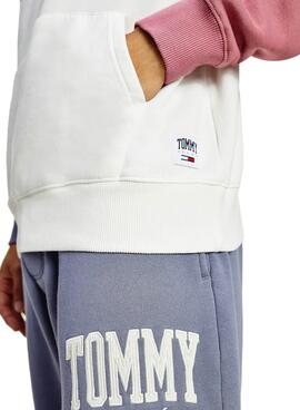 Sweatshirt Tommy Jeans Collegiate Kapuze Herren