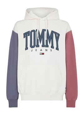 Sweatshirt Tommy Jeans Collegiate Kapuze Herren
