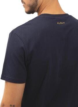 T-Shirt Klout Isobaras Marineblau für Herren