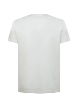 T-Shirt Pepe Jeans Sacha Weiss für Herren