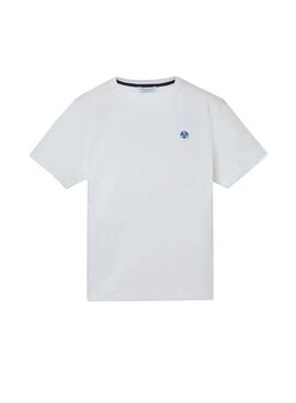 T-Shirt North Sails Basic Weiss für Herren