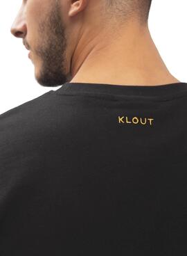 T-Shirt Klout Basic Bio-Baumwolle Schwarz