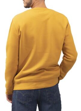 Sweatshirt Klout Basic Ocre für Herren