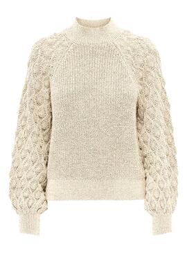 Pullover Only Freeze M/L Highneck Grau für Damen