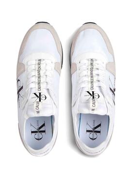 Sneaker Calvin Klein Retro Runner Weiss Herren