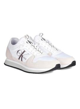 Sneaker Calvin Klein Retro Runner Weiss Herren