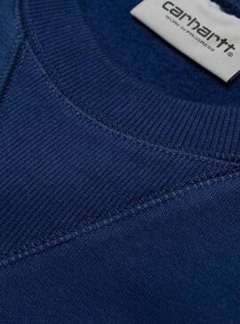 Sweatshirt Carhartt Chase Blau