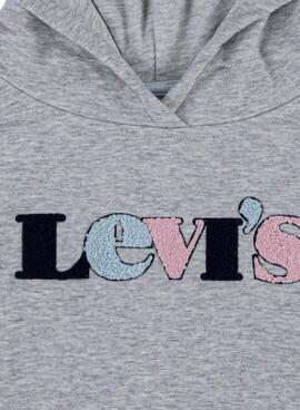 Sweatshirt Levis College Grau für Mädchen