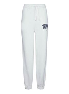 Sport Hose Tommy Jeans Collegiate Weiss