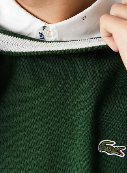 Lacoste on sale sweater green