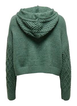 Pullover Only Freeze Grün für Damen