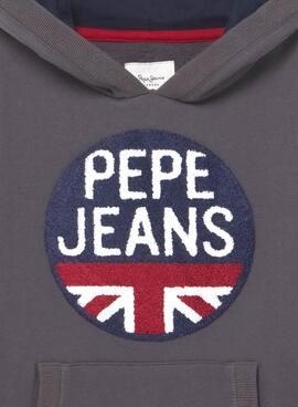 Sweatshirt Pepe Jeans Alexander Grau für Junge