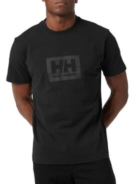 T-Shirt Helly Hansen Box T Schwarz für Herren