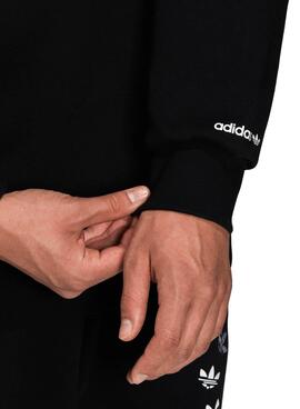 Sweatshirt Adidas Adicolor Shattered Trefoil Schwarz