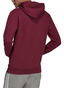 Sweatshirt Adidas Adicolor Classics Kleeblatt Granatrot
