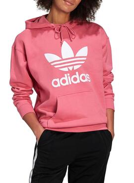 Sweatshirt Adidas Trf Hoodie Rosa für Damen