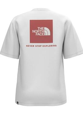 T-Shirt The North Face Redbox Weiss für Damen