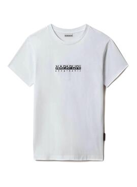 T-Shirt Napapijri S-Box W Weiss für Damen