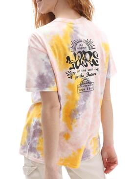 T-Shirt Vans Wm Mascy Grunge Multicolor Damen