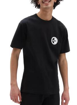 T-Shirt Vans Mn Off The Wall Slanded Schwarz Herren