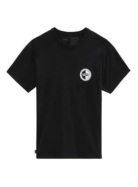 T-Shirt Vans Mn Off The Wall Slanded Schwarz Herren