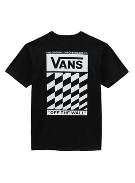 T-Shirt Vans Mn Off The Wall Slanded Schwarz Herren