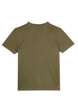 T-Shirt Diesel Diegos Grün für Herren