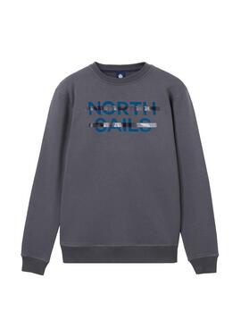 Sweatshirt North Sails Organic Grau für Herren