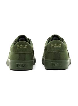 Sneaker Polo Ralph Lauren Top Spitze Grün Herren