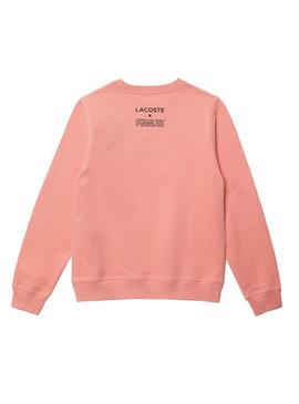Sweatshirt Lacoste Elfe Peanuts Rosa Snoopy Damen
