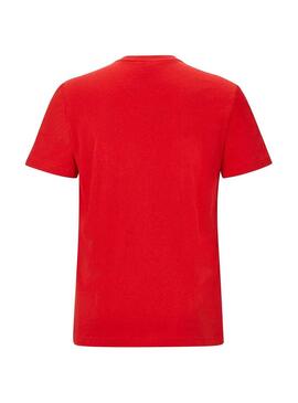 T-Shirt Lacoste Basica Rot für Herren