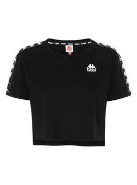 T-Shirt Kappa Apua Schwarz für Damen