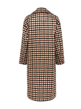 Jacke Only Daisy Long Kariert für Damen