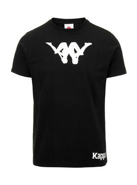 T-Shirt Kappa Fiocco Schwarz für Herren