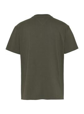 T-Shirt Tommy Jeans Winzig Grün Für Herren