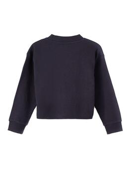 Sweatshirt Name It Foka Marineblau New York für Mädchen