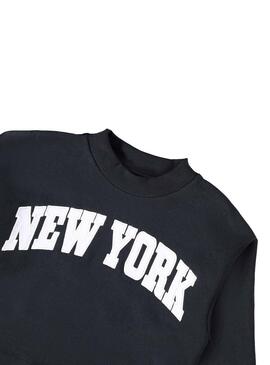 Sweatshirt Name It Foka Marineblau New York für Mädchen