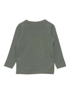 T-Shirt Name It Oeye Grün für Mädchen