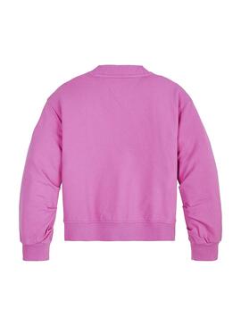 Sweatshirt Tommy Hilfiger Plissee Rosa für Mädchen
