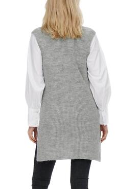 Kleid Only Cora Rollkragen Grau für Damen