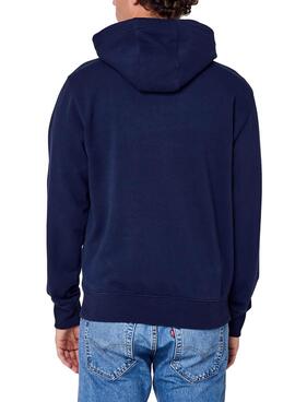 Sweatshirt Tommy Jeans Graphic Marineblau Herren