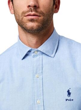 Hemd Polo Ralph Lauren Oxford Blau für Herren