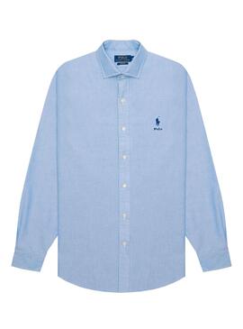 Hemd Polo Ralph Lauren Oxford Blau für Herren
