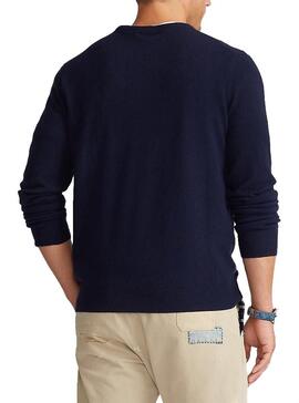 Pullover Polo Ralph Lauren Basic Marineblau für Herren