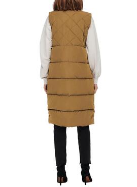Weste Only Stacy Camel für Damen